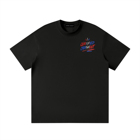Certified Crashout 4th Of July Edition Unisex Loose Fit Crewneck T-Shirt