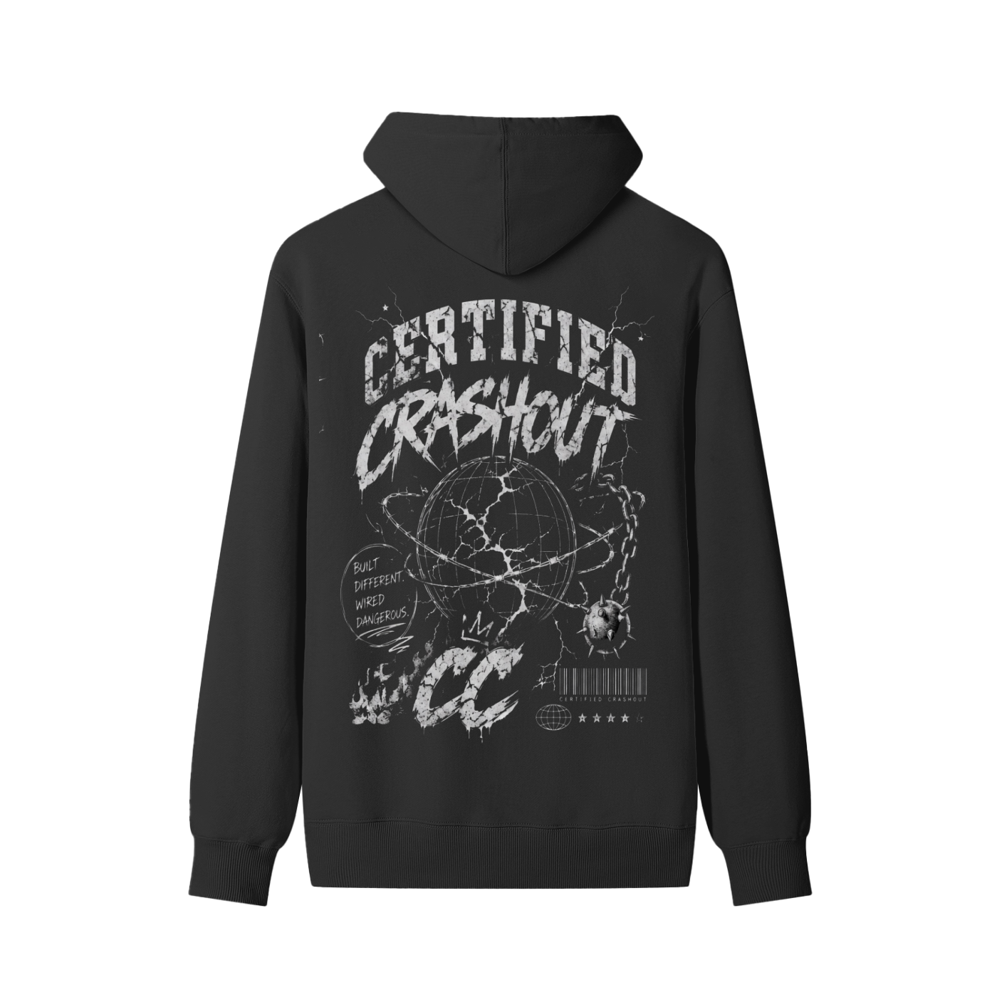 Certified Crashout World Cotton Hoodie