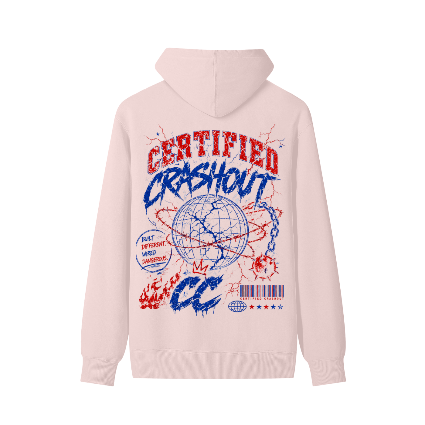 Certified Crashout World 4th Of July Edition Classic Unisex Cotton Hoodie