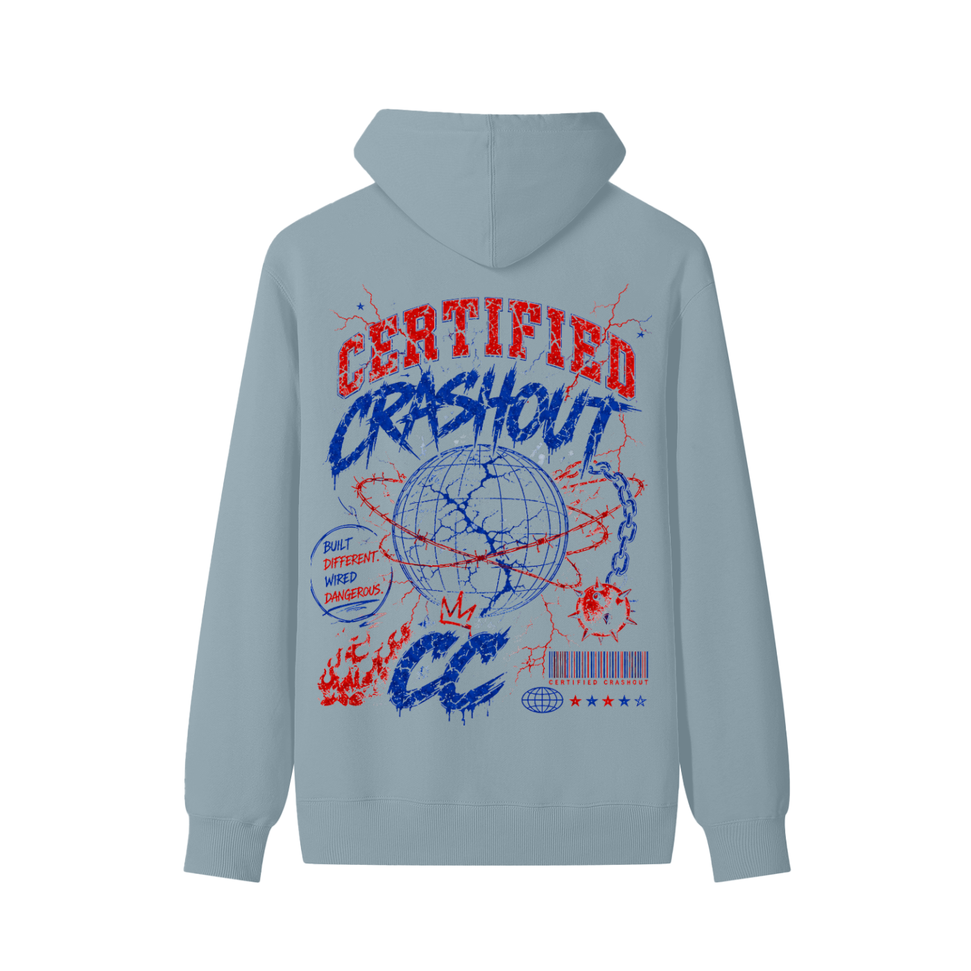 Certified Crashout World 4th Of July Edition Classic Unisex Cotton Hoodie