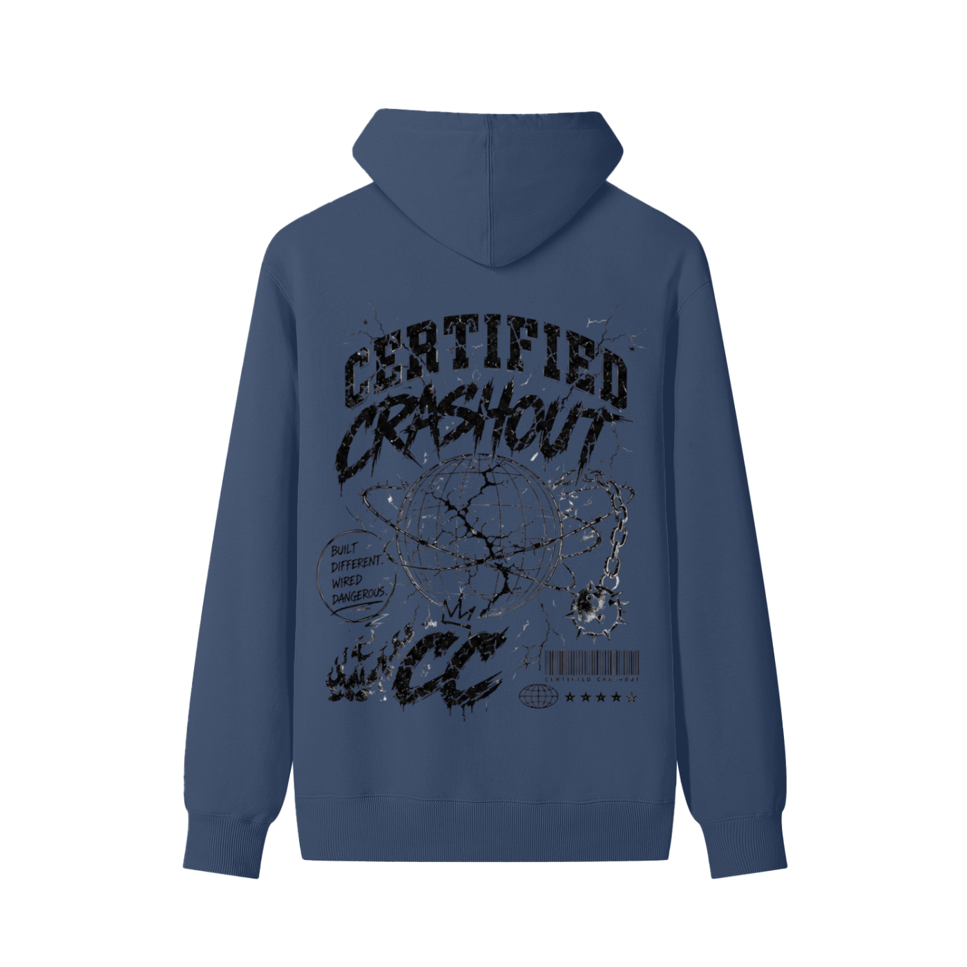 Certified Crashout World Cotton Hoodie