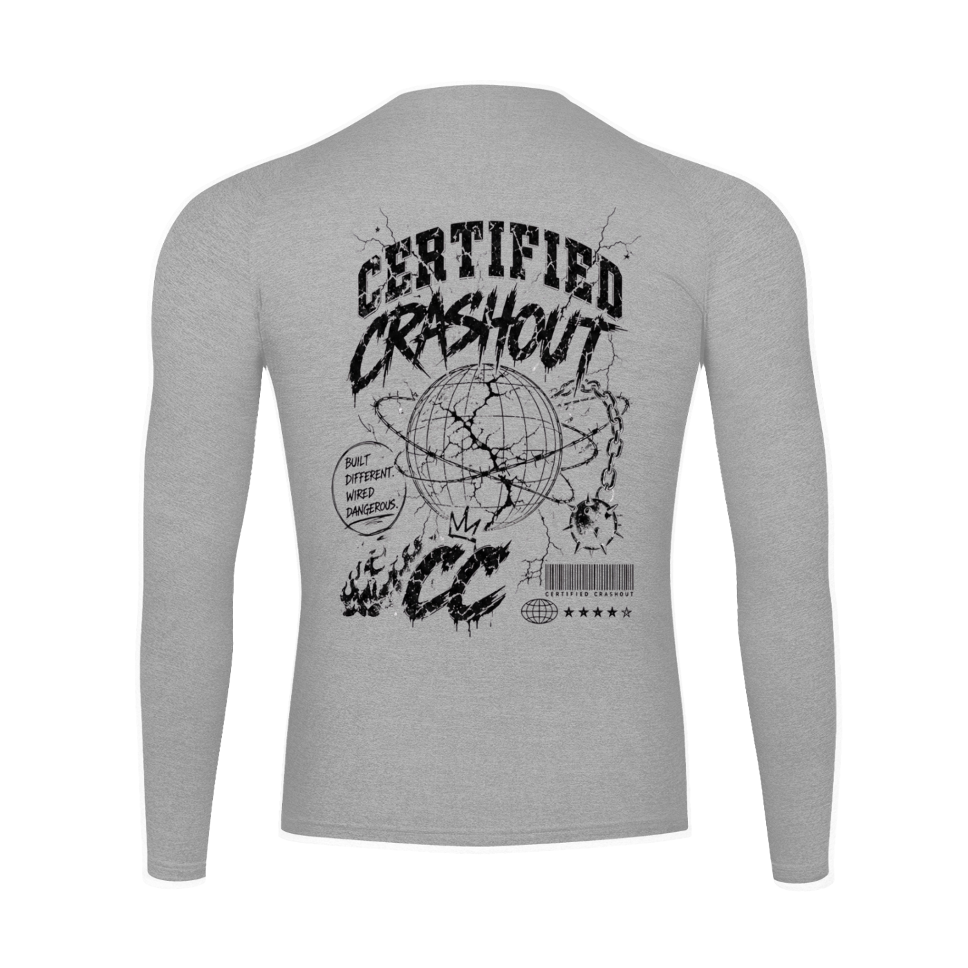 Certified Crashout World Performance Long Sleeve T-Shirt
