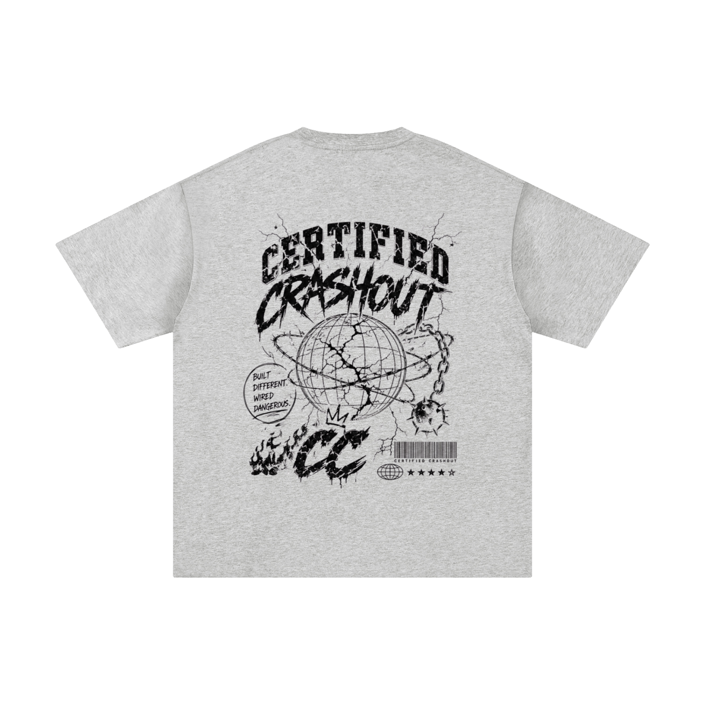 Certified Crashout World Cotton T-Shirt