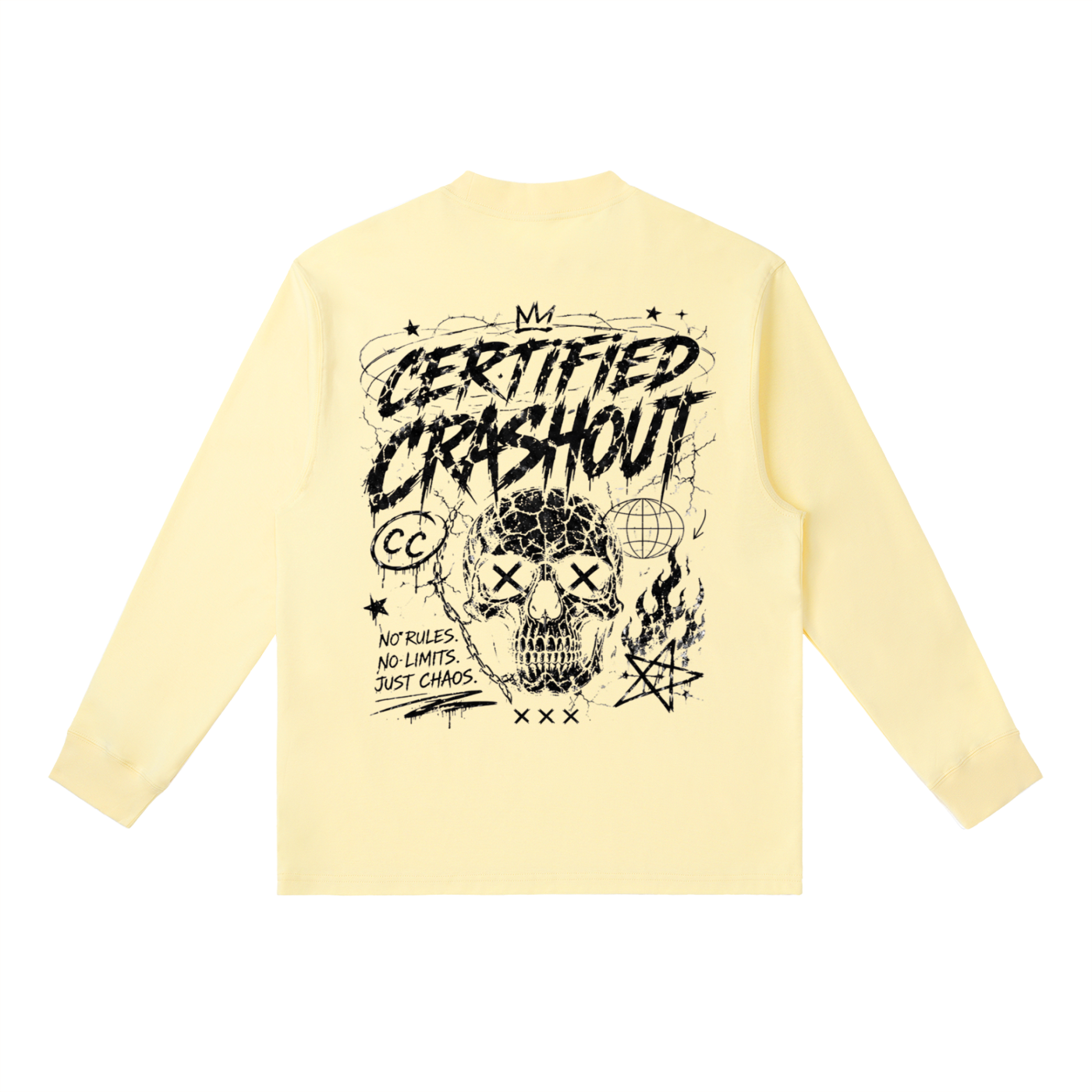 Certified Crashout Essential Crewneck Long-Sleeve