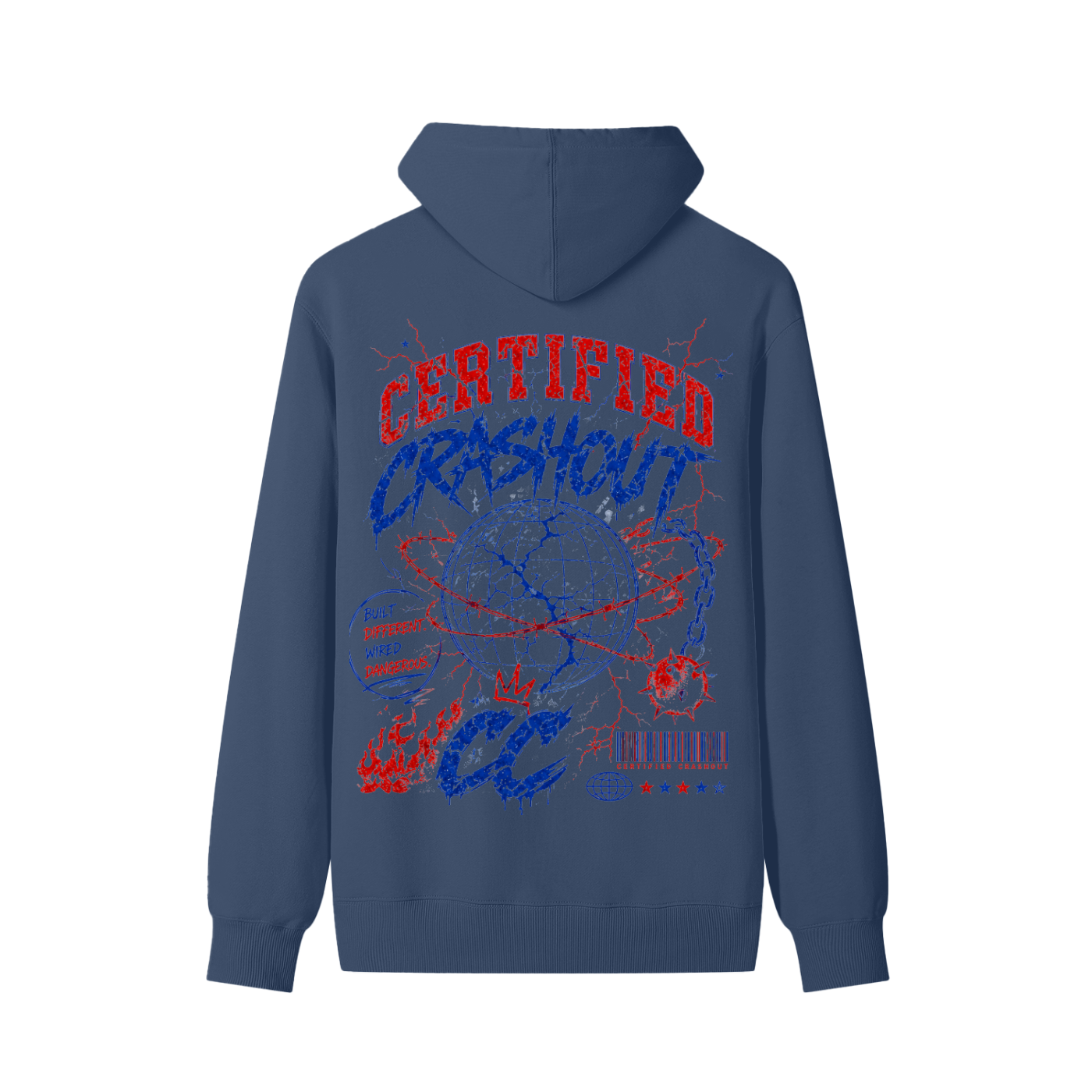Certified Crashout World 4th Of July Edition Classic Unisex Cotton Hoodie