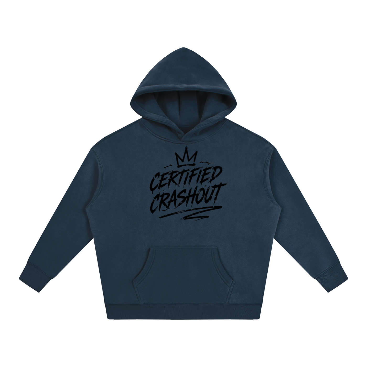 Certified Crashout Oversize Fleeced Hoodie