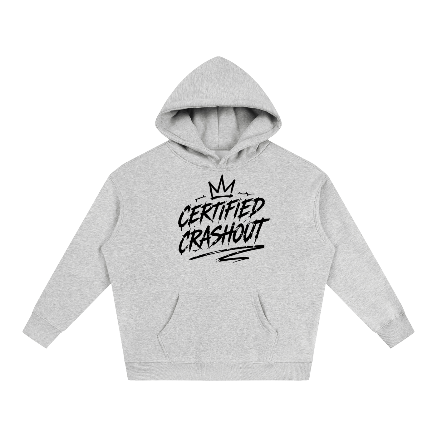 Certified Crashout Oversize Fleeced Hoodie
