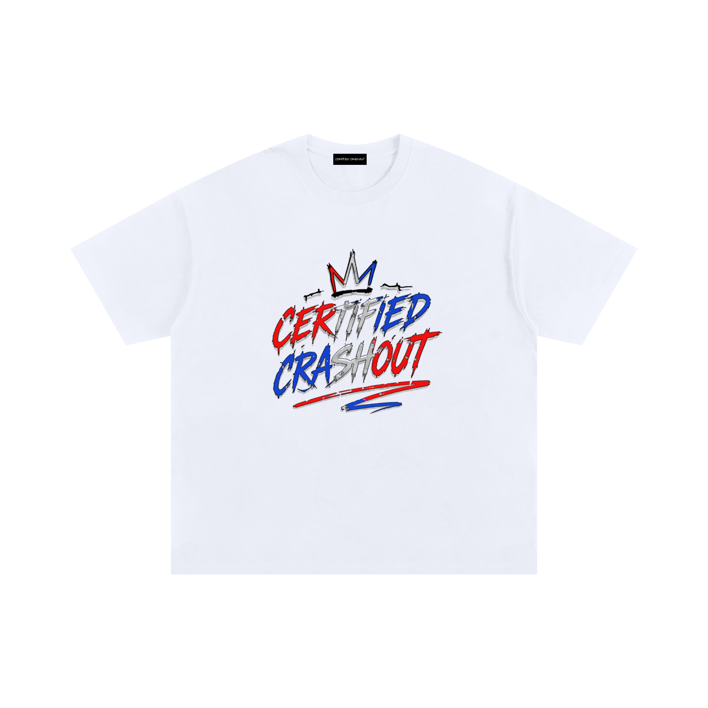 Certified Crashout 4th Of July Edition Unisex Oversized Cotton T-Shirt