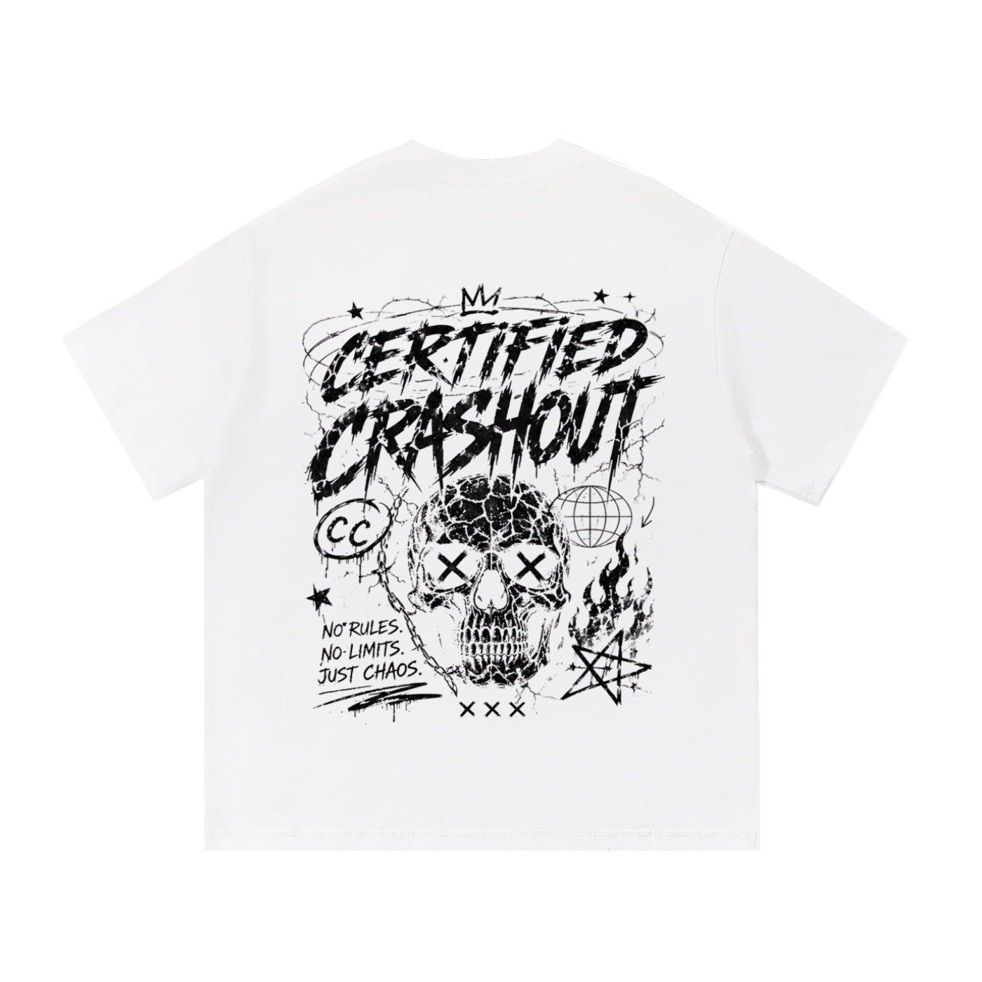 Certified Crashout Essential Cotton T-Shirt