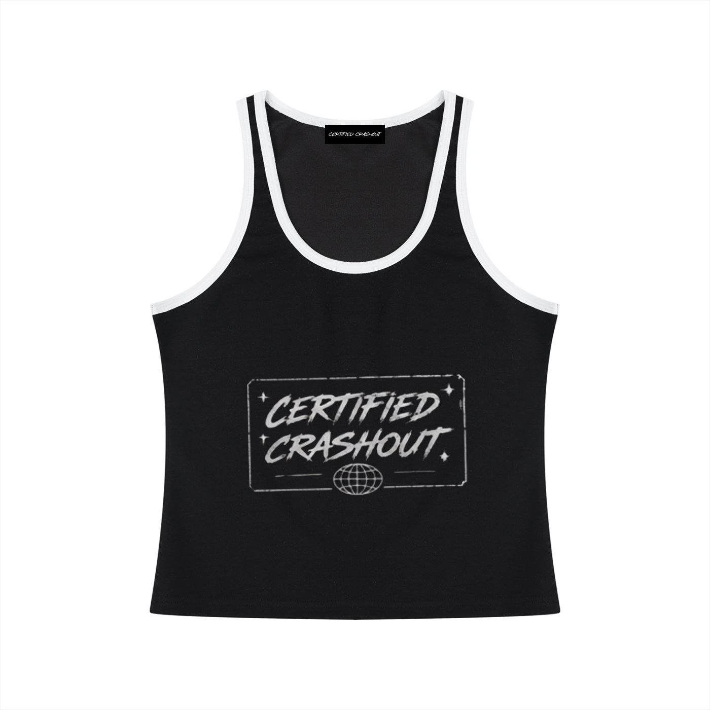 Certified Crashout World Women's Cropped Tank Top