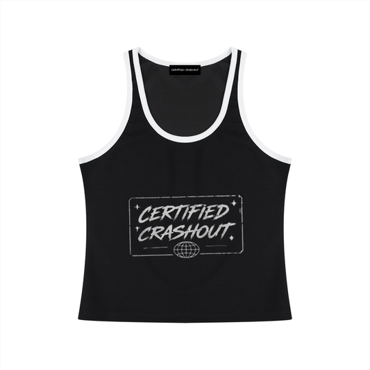 Certified Crashout World Women's Cropped Tank Top