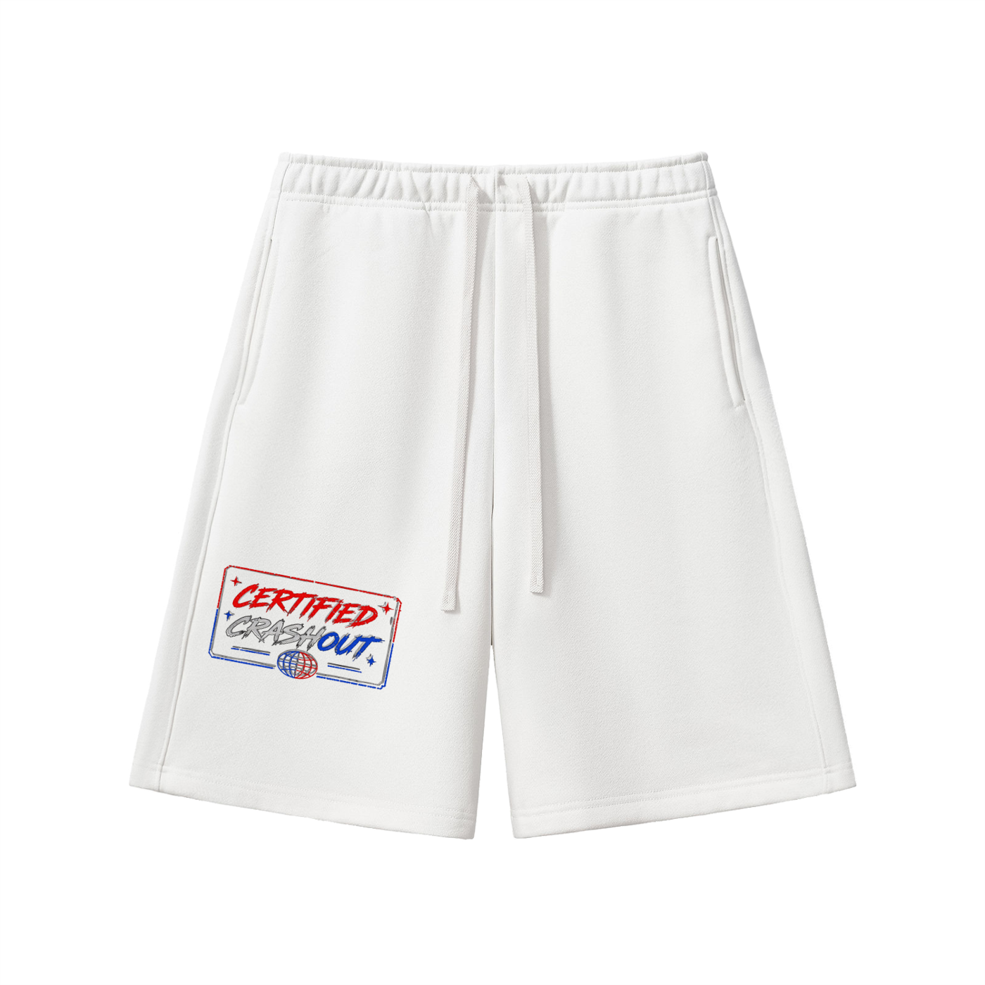 Certified Crashout World 4th Of July Edition Essential Heavyweight Fleece Shorts