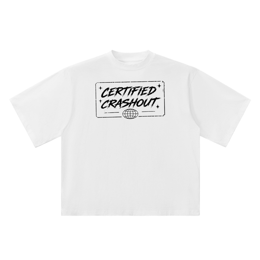Certified Crashout World Oversized Drop Shoulder T-Shirt
