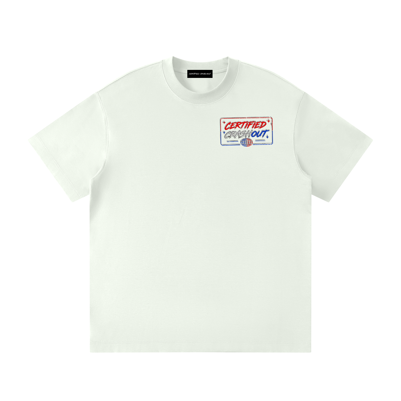 Certified Crashout World 4th Of July Edition Unisex Loose Fit Crewneck T-Shirt