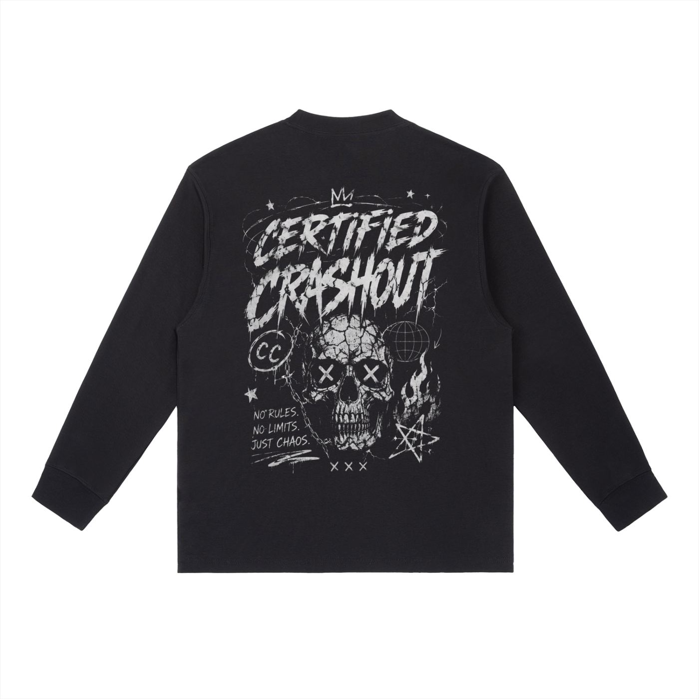 Certified Crashout Essential Crewneck Long-Sleeve