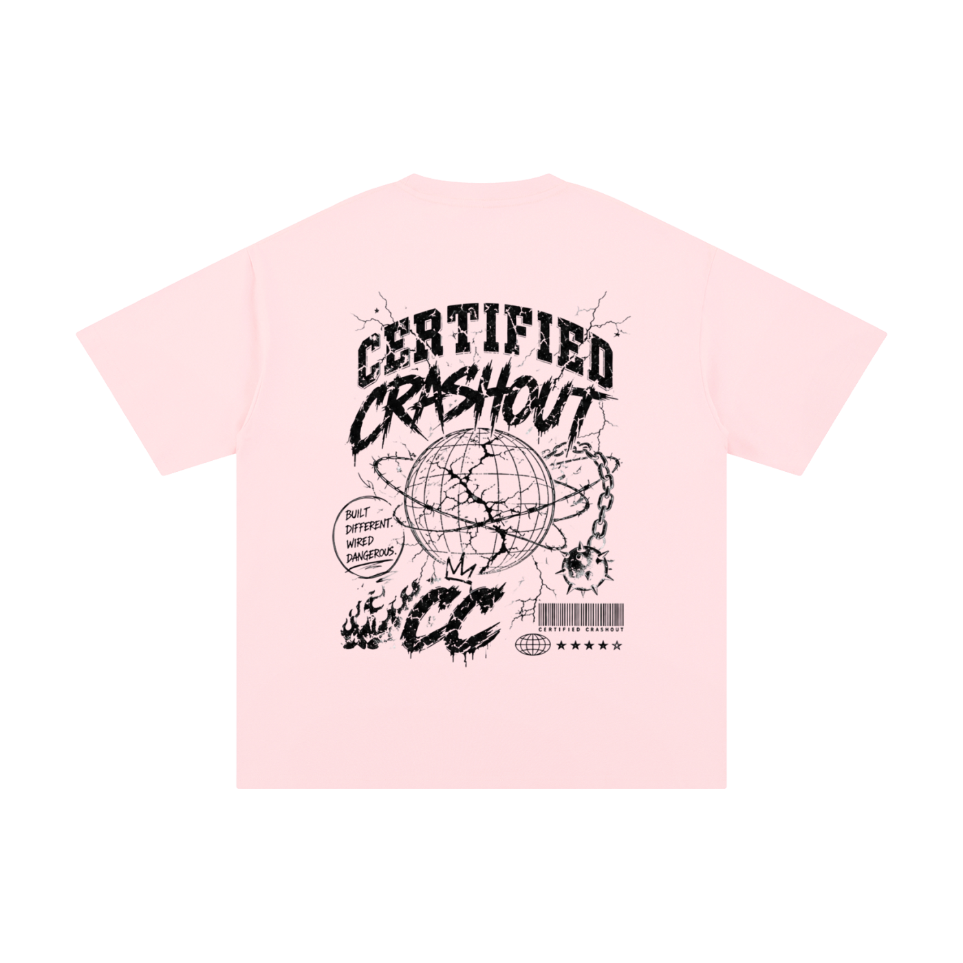 Certified Crashout World Cotton T-Shirt