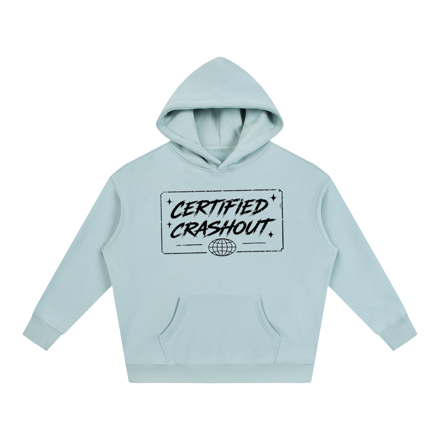 Certified Crashout World Oversize Fleeced Hoodie