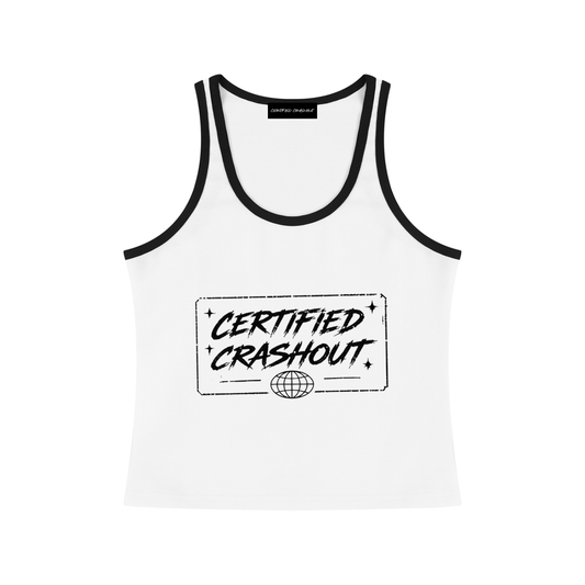 Certified Crashout World Women's Cropped Tank Top