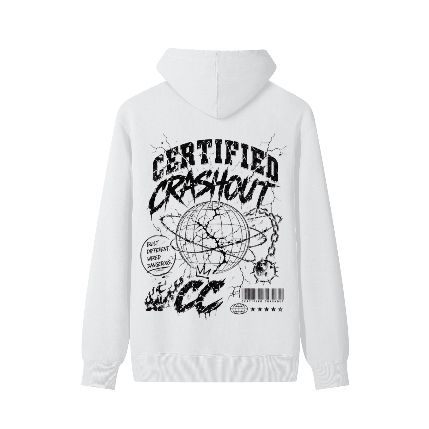 Certified Crashout World Cotton Hoodie