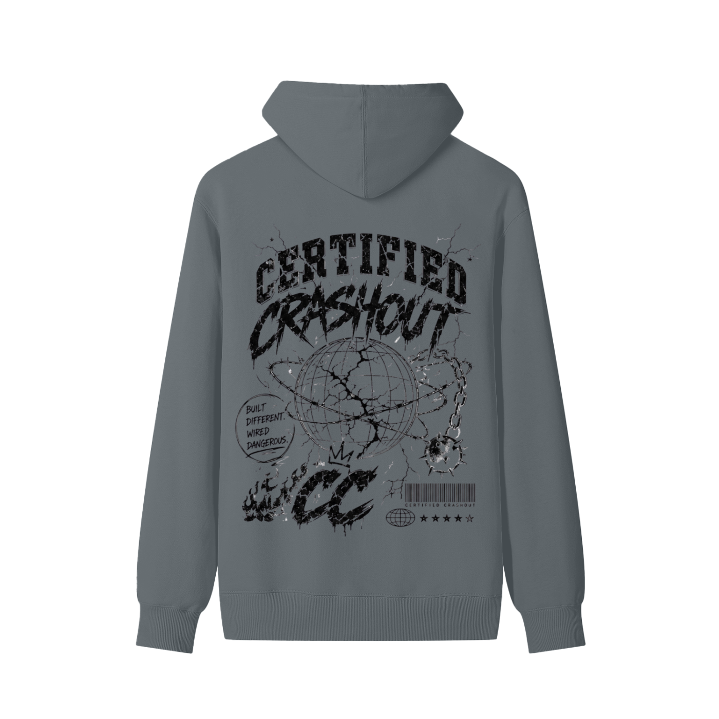 Certified Crashout World Cotton Hoodie