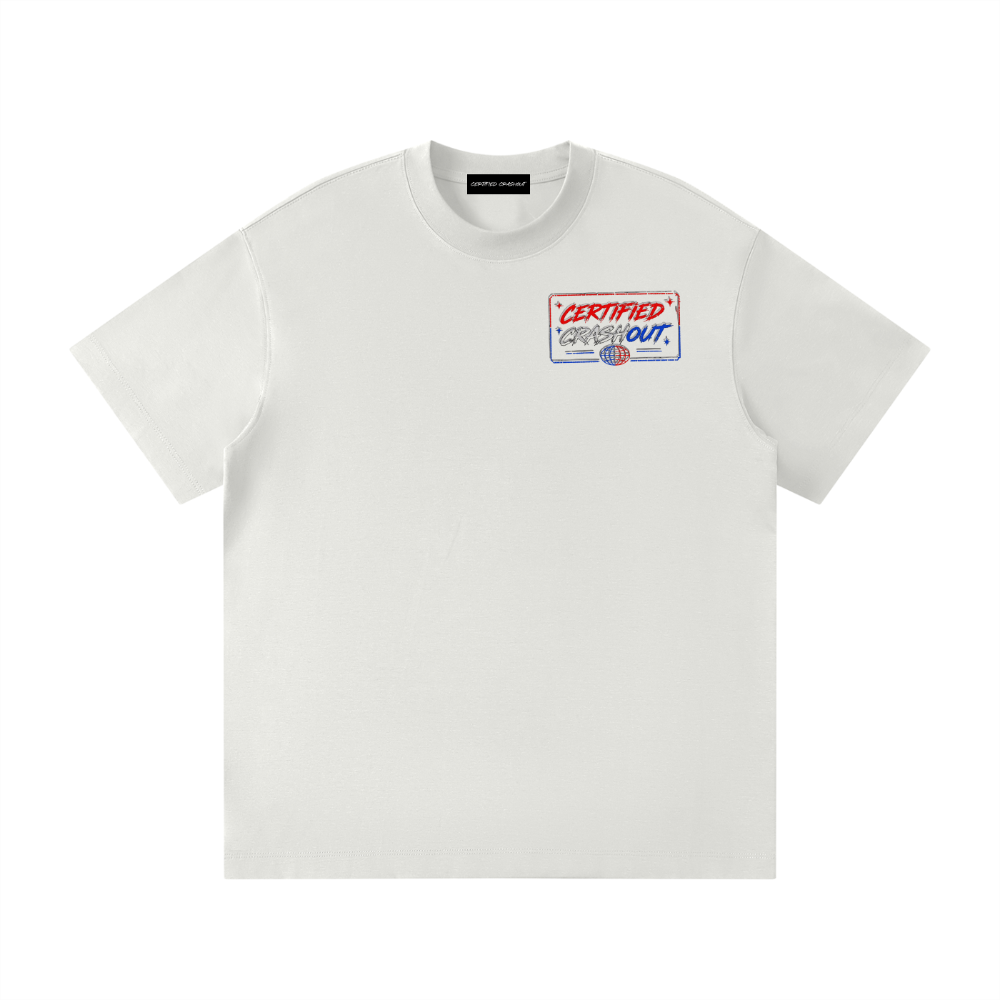 Certified Crashout World 4th Of July Edition Unisex Loose Fit Crewneck T-Shirt