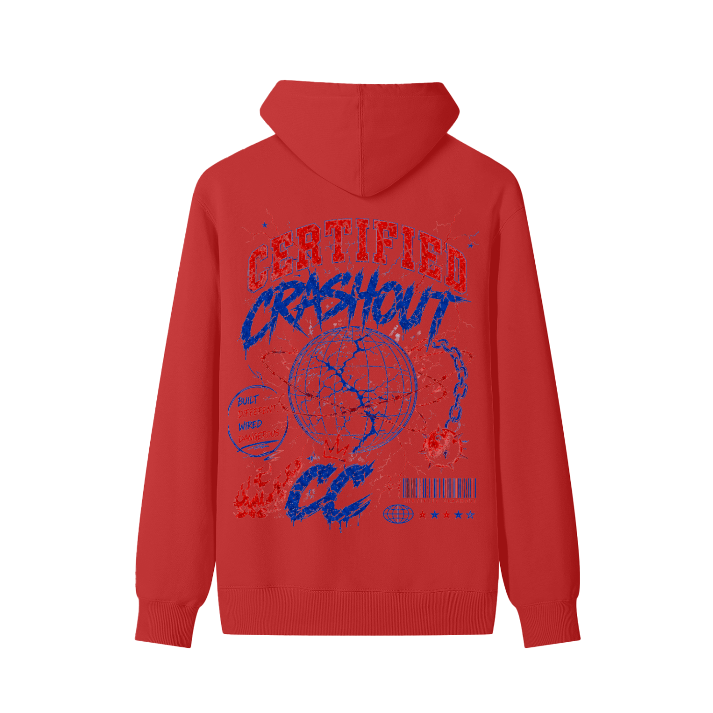 Certified Crashout World 4th Of July Edition Classic Unisex Cotton Hoodie
