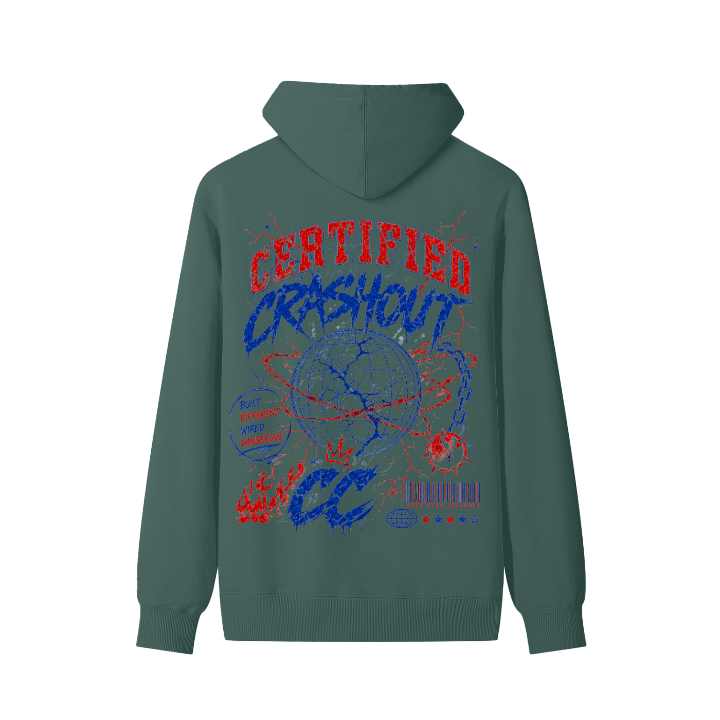 Certified Crashout World 4th Of July Edition Classic Unisex Cotton Hoodie