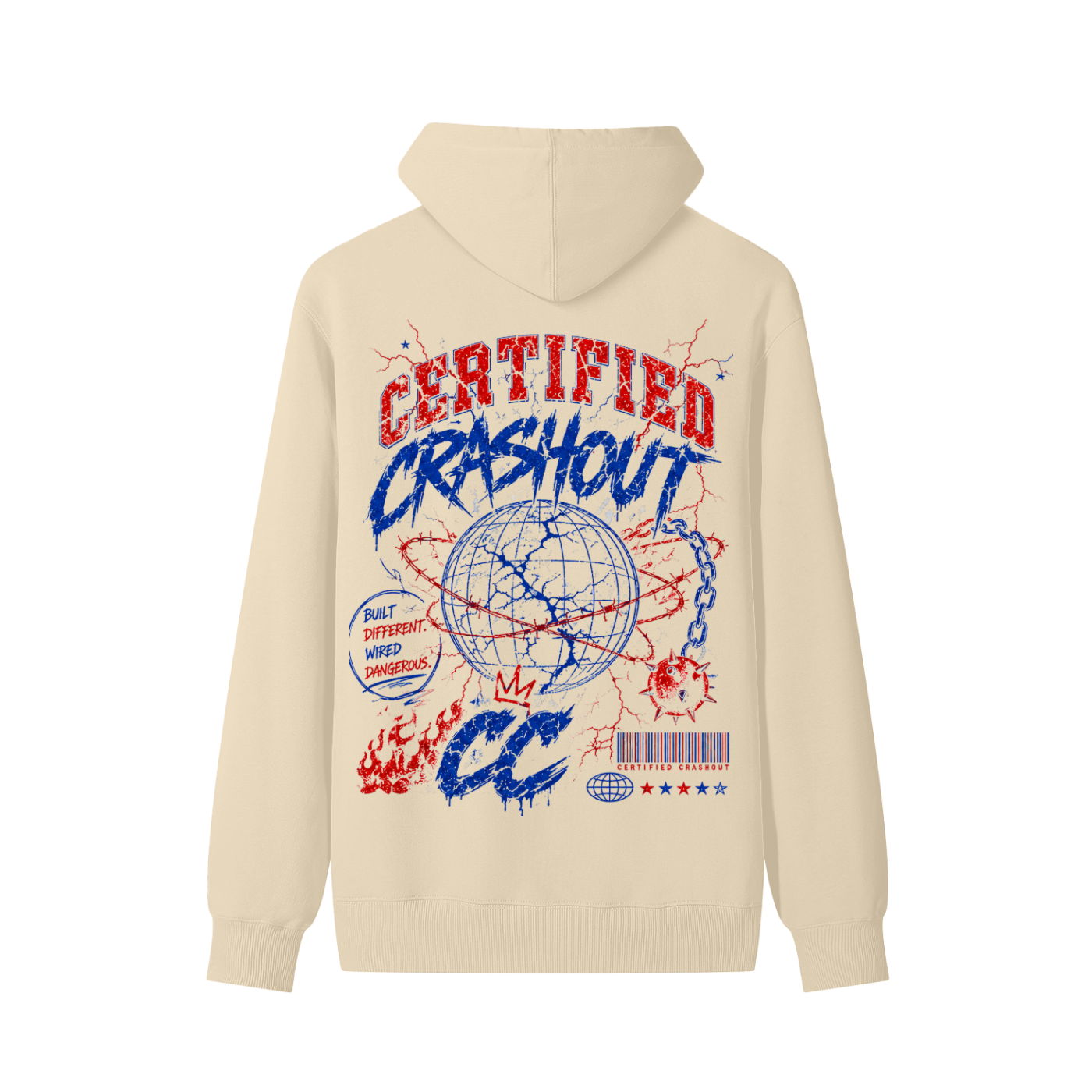 Certified Crashout World 4th Of July Edition Classic Unisex Cotton Hoodie