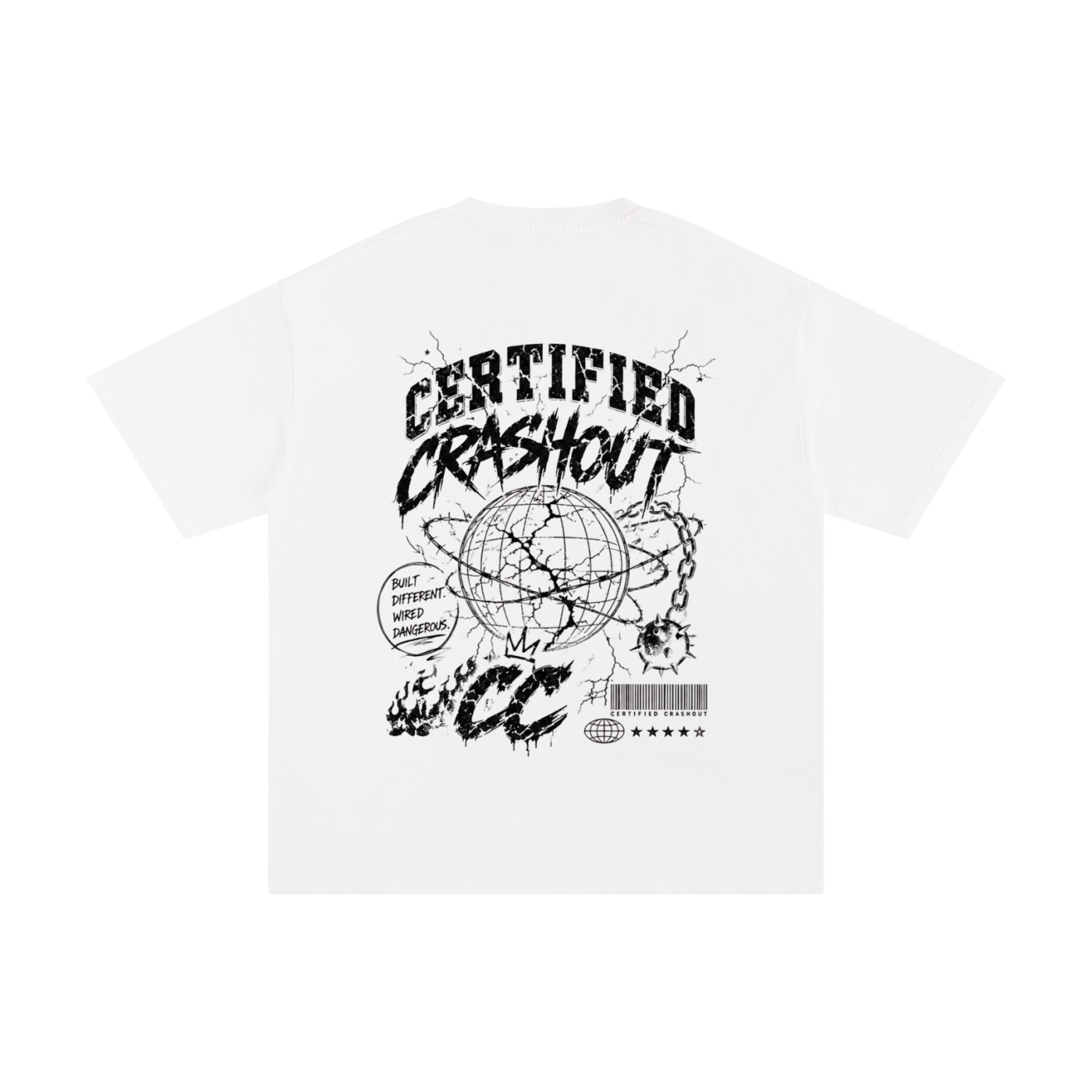 Certified Crashout World Cotton T-Shirt