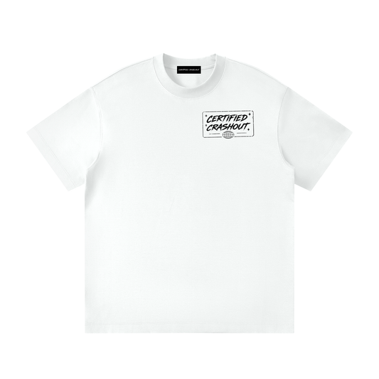 Certified Crashout World Unisex Loose Fit Crewneck T-Shirt