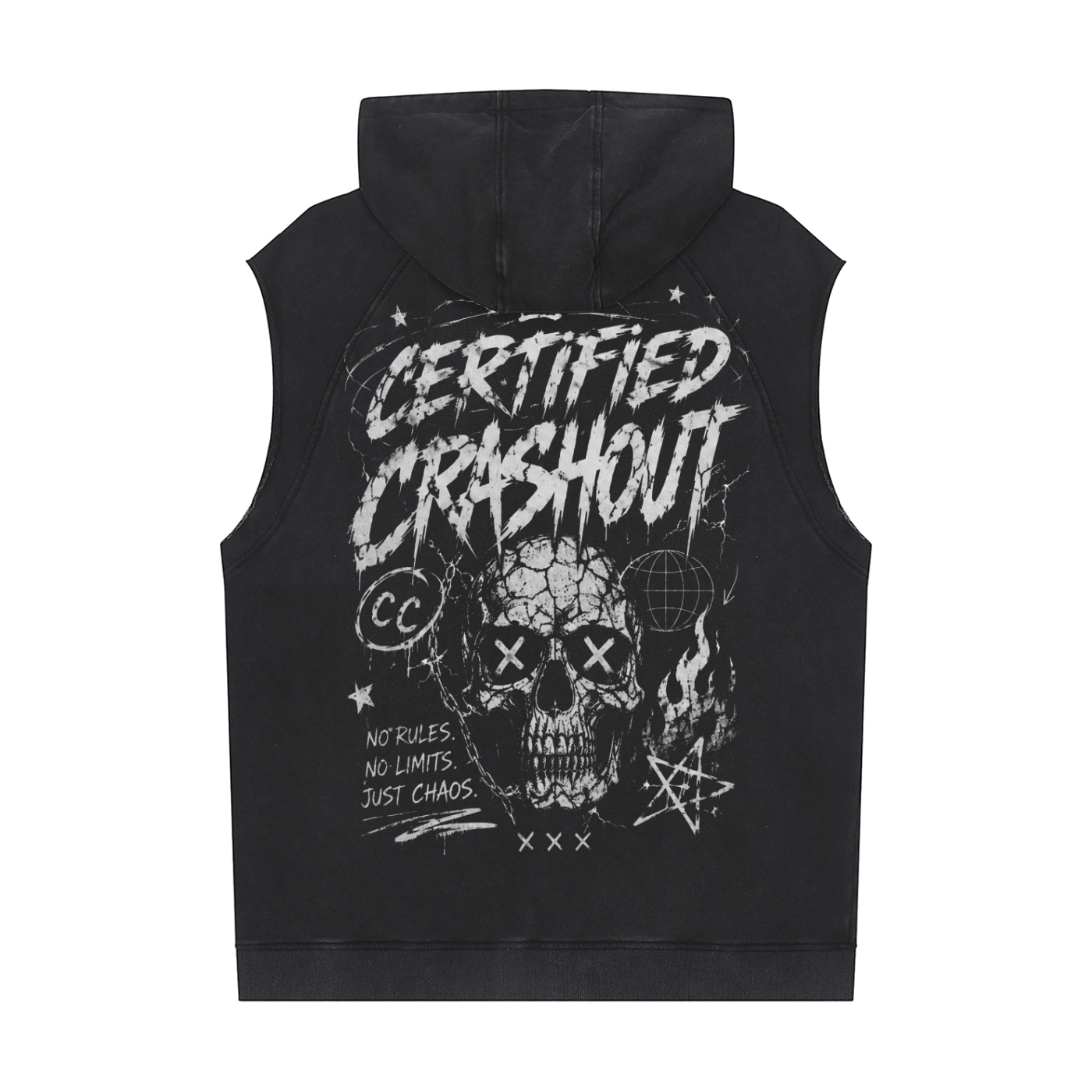 Certified Crashout Sleeveless Hoodie