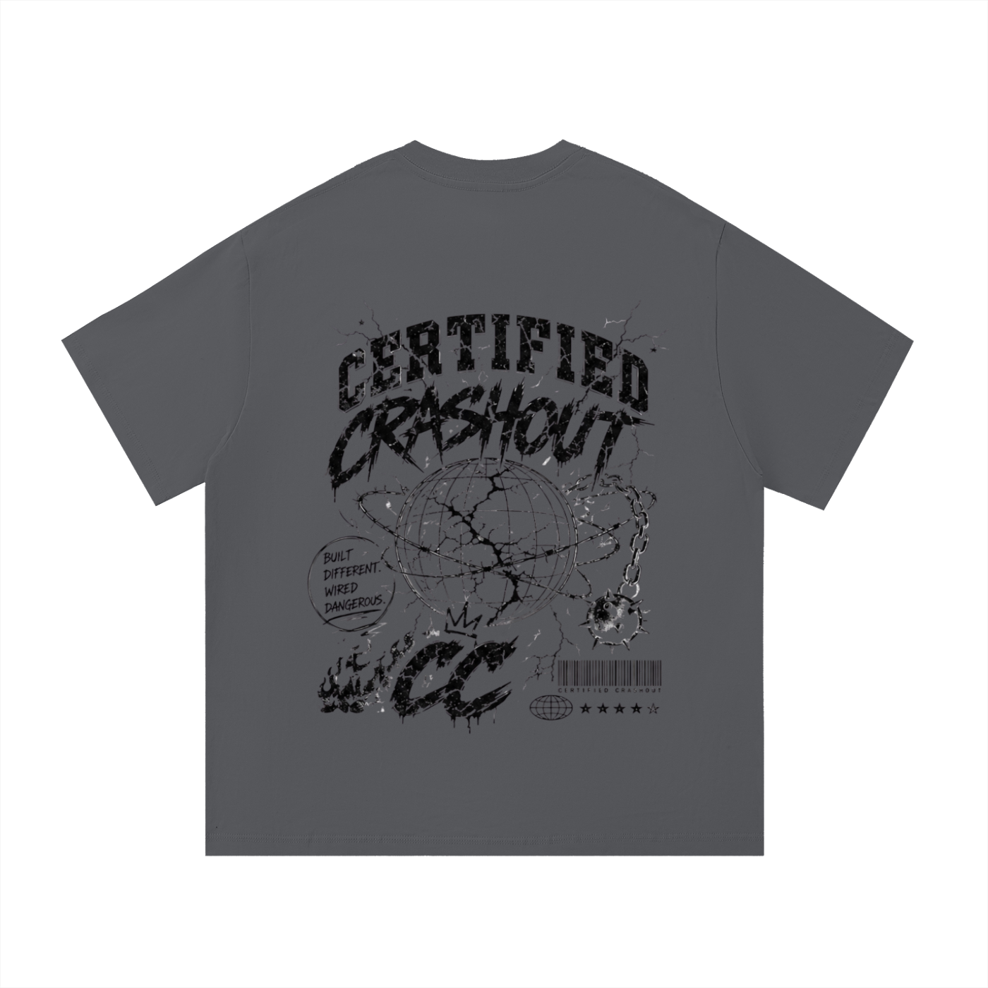 Certified Crashout World Essential Cotton T-Shirt