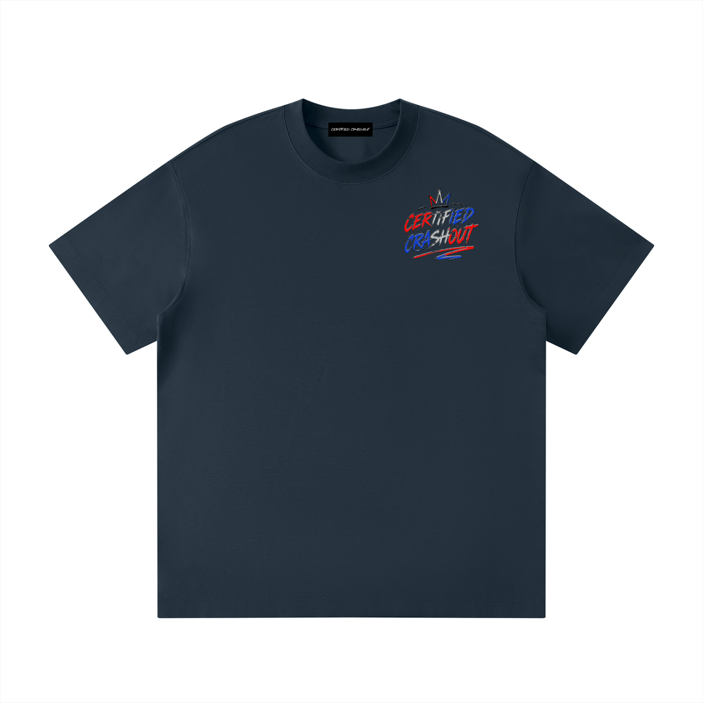 Certified Crashout 4th Of July Edition Unisex Loose Fit Crewneck T-Shirt
