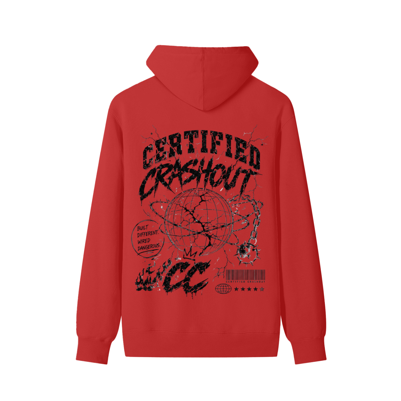 Certified Crashout World Cotton Hoodie