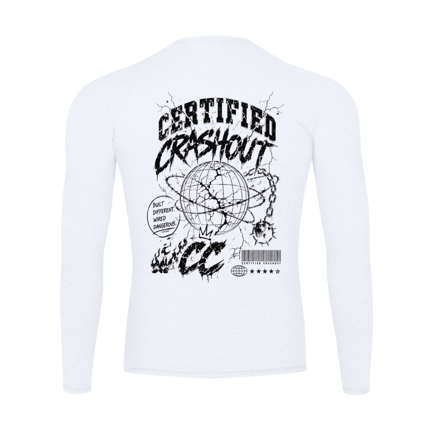Certified Crashout World Performance Long Sleeve T-Shirt