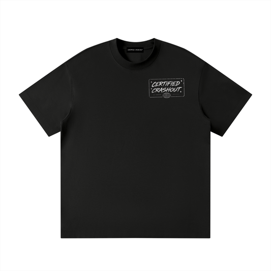 Certified Crashout World Unisex Loose Fit Crewneck T-Shirt
