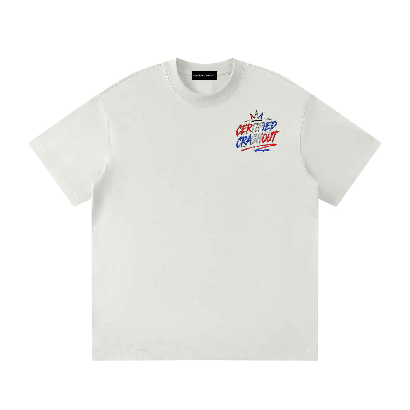 Certified Crashout 4th Of July Edition Unisex Loose Fit Crewneck T-Shirt