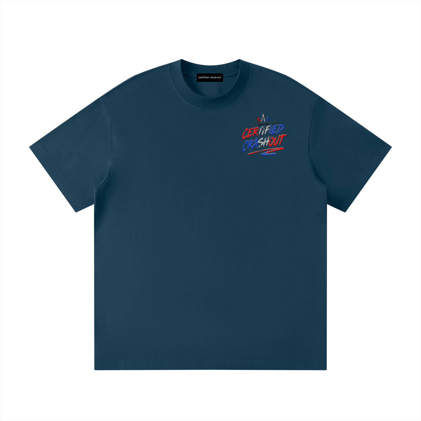 Certified Crashout 4th Of July Edition Unisex Loose Fit Crewneck T-Shirt