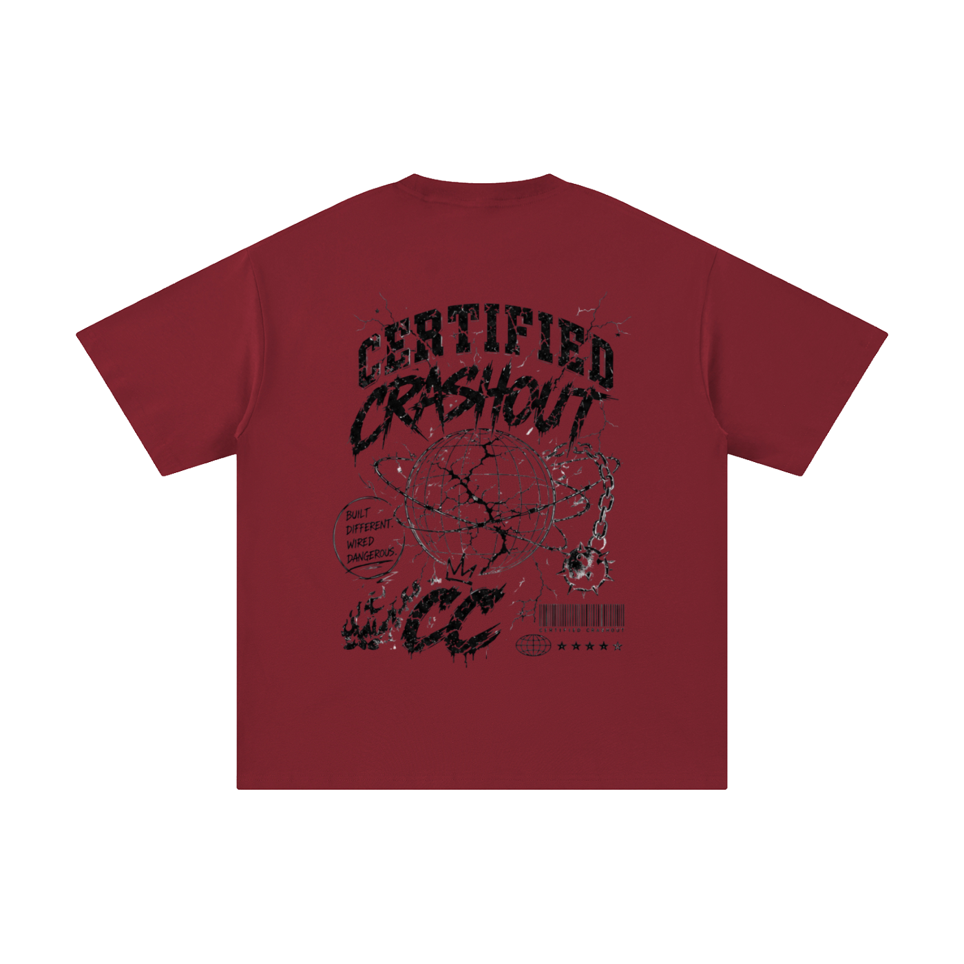 Certified Crashout World Cotton T-Shirt