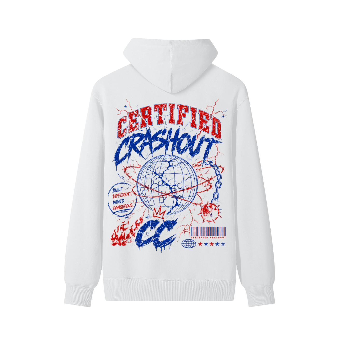 Certified Crashout World 4th Of July Edition Classic Unisex Cotton Hoodie