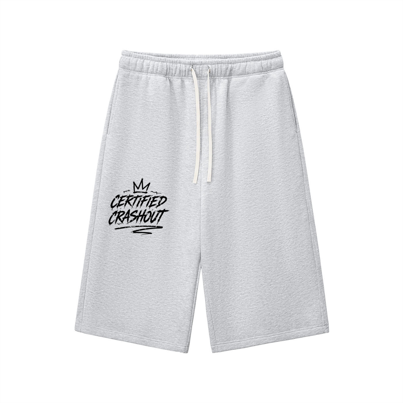 Certified Crashout Drawstring Three-quarter Sweatpants
