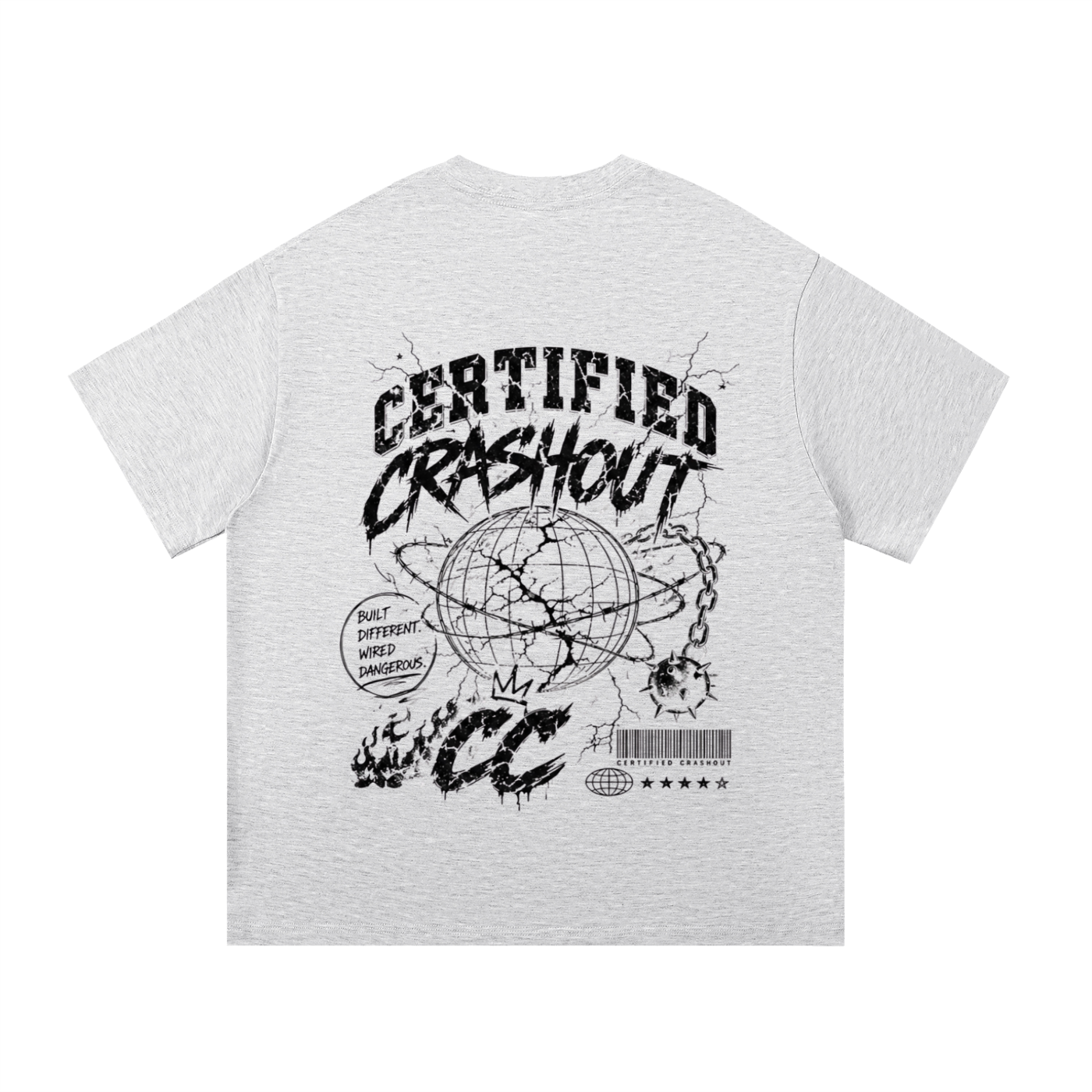 Certified Crashout World Essential Cotton T-Shirt