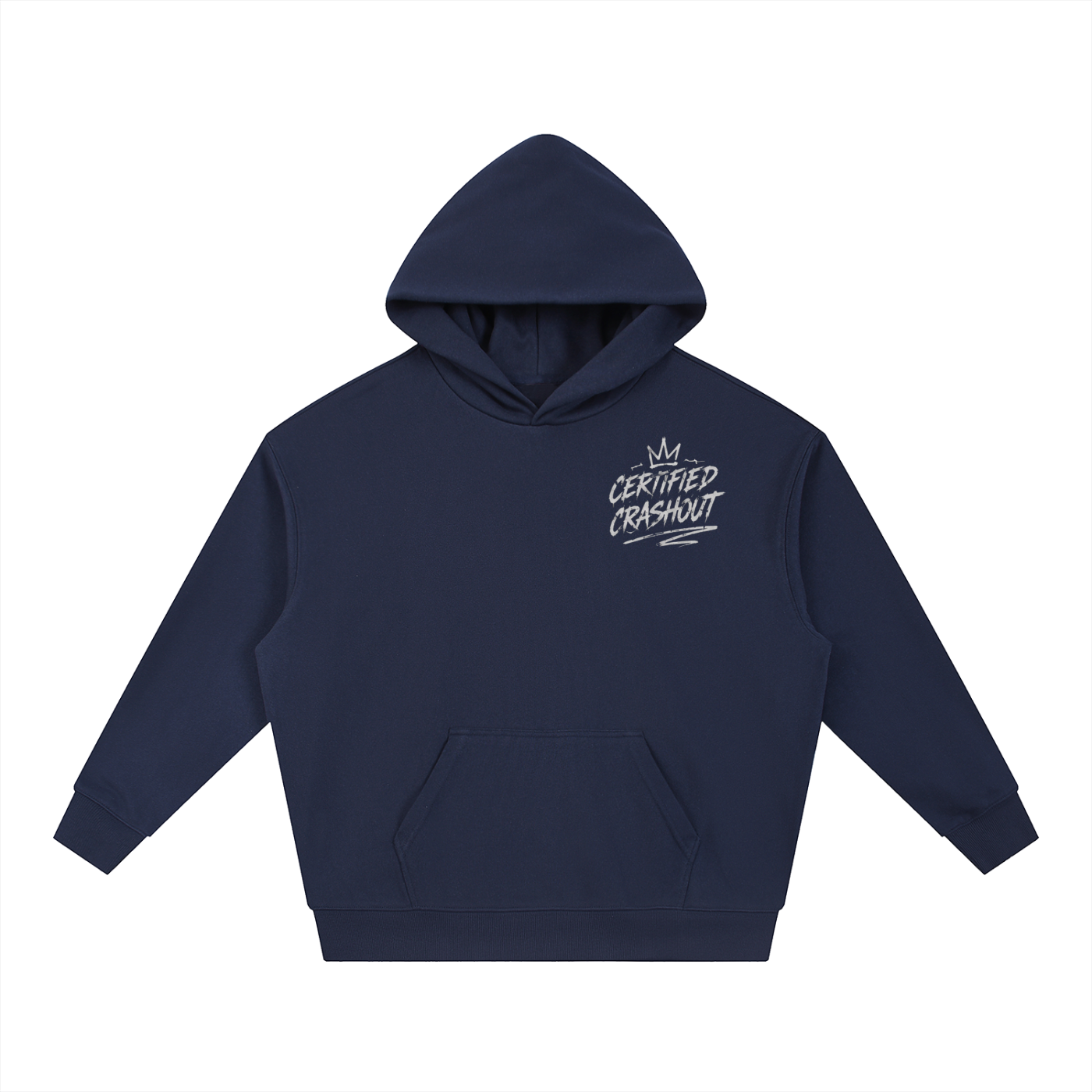 Certified Crashout Essential Boxy Heavyweight Drop-Shoulder Hoodie