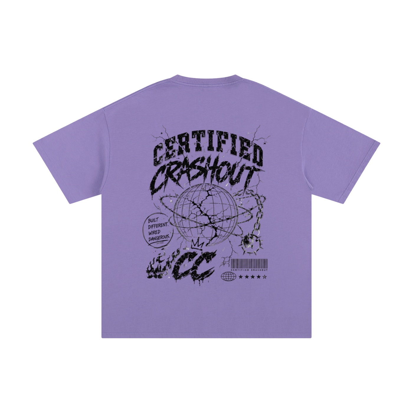 Certified Crashout World Cotton T-Shirt