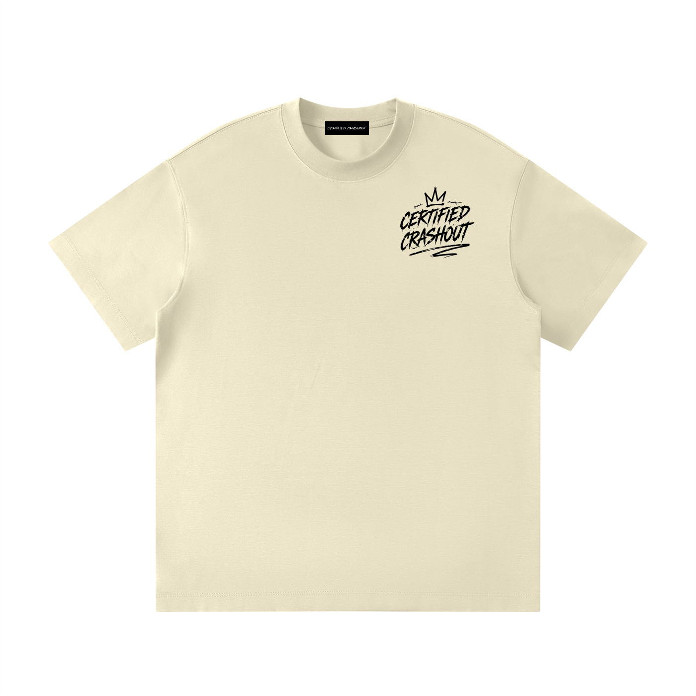 Certified Crashout Unisex Loose Fit Crewneck T-Shirt