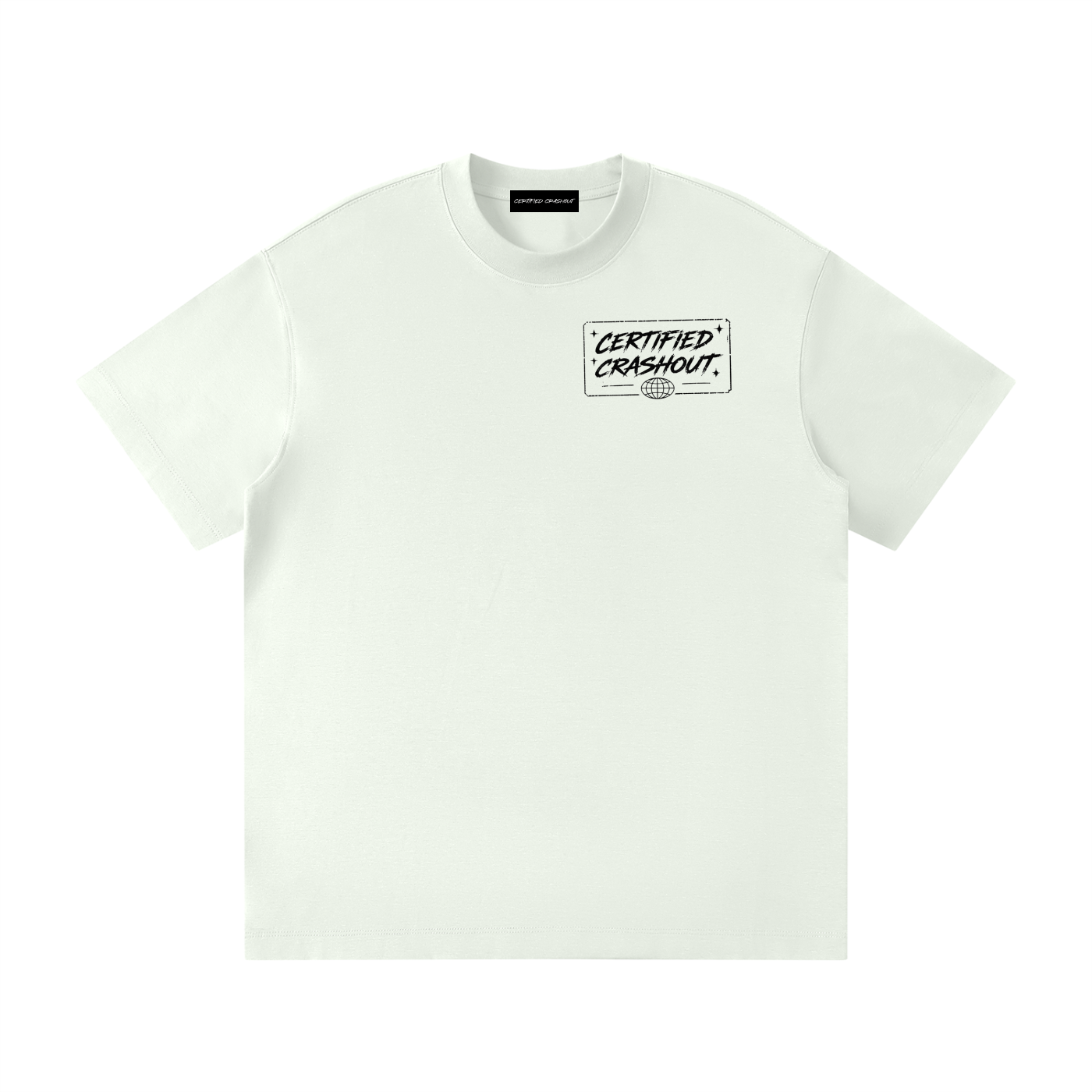 Certified Crashout World Unisex Loose Fit Crewneck T-Shirt