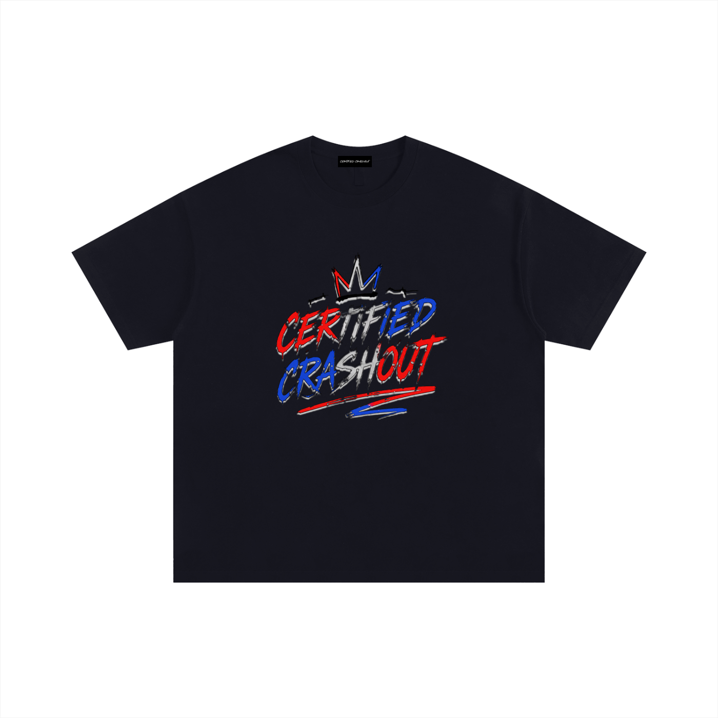 Certified Crashout 4th Of July Edition Unisex Oversized Cotton T-Shirt