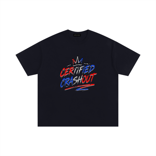 Certified Crashout 4th Of July Edition Unisex Oversized Cotton T-Shirt
