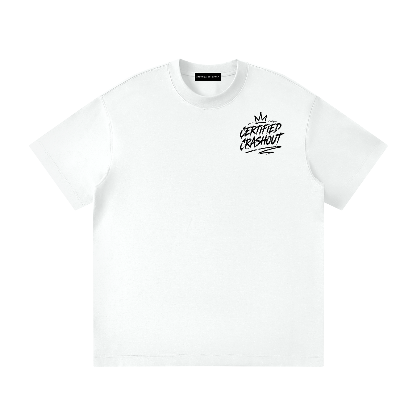 Certified Crashout Unisex Loose Fit Crewneck T-Shirt