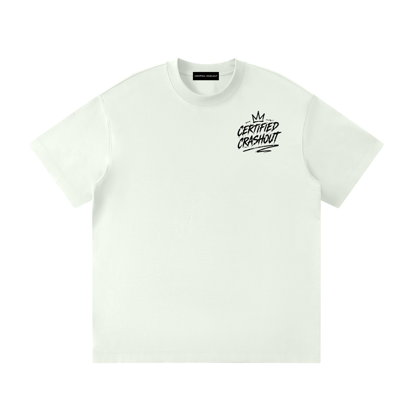 Certified Crashout Unisex Loose Fit Crewneck T-Shirt